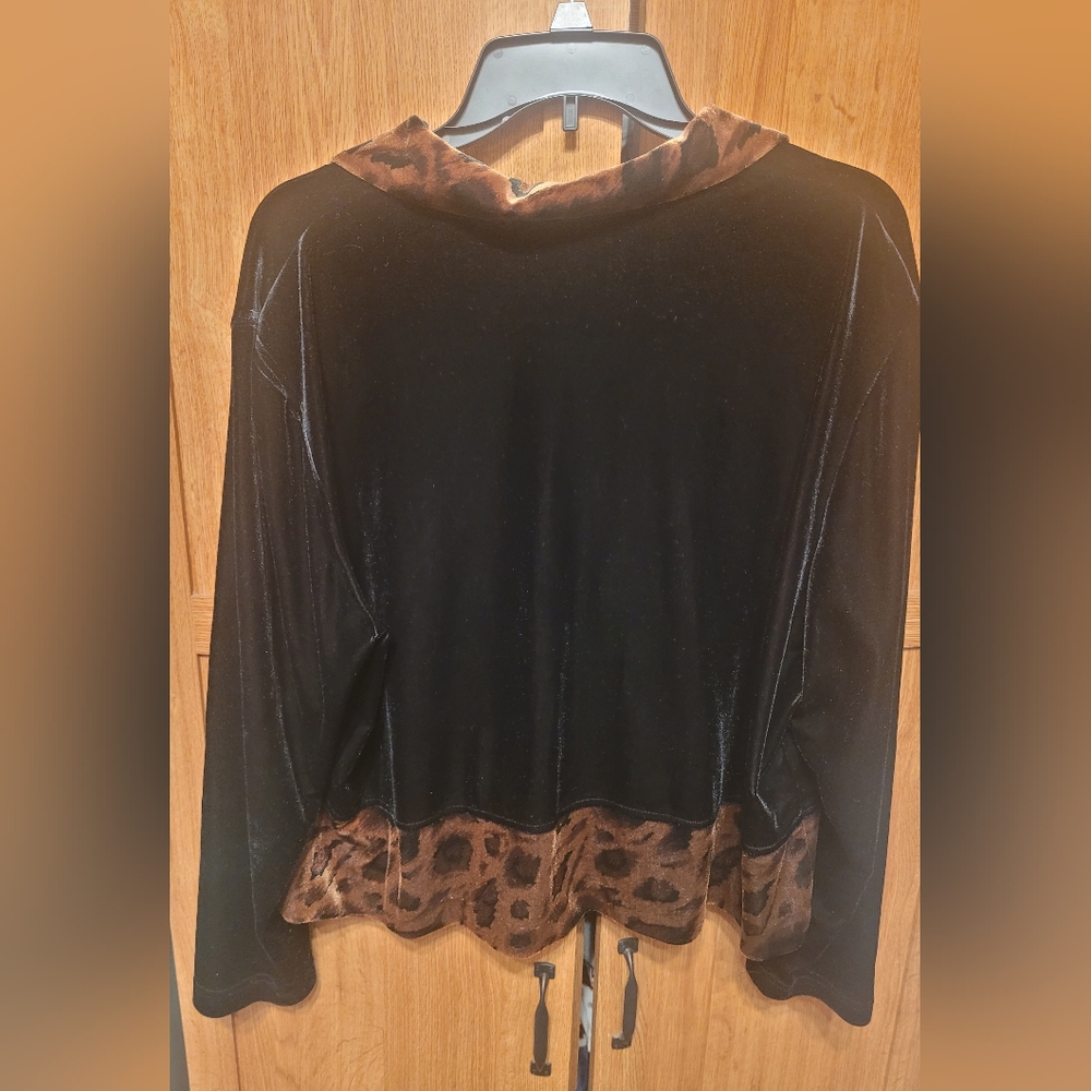 Womens size 18 vintage positive attitude chic velvet jacket - Picture 3 of 6